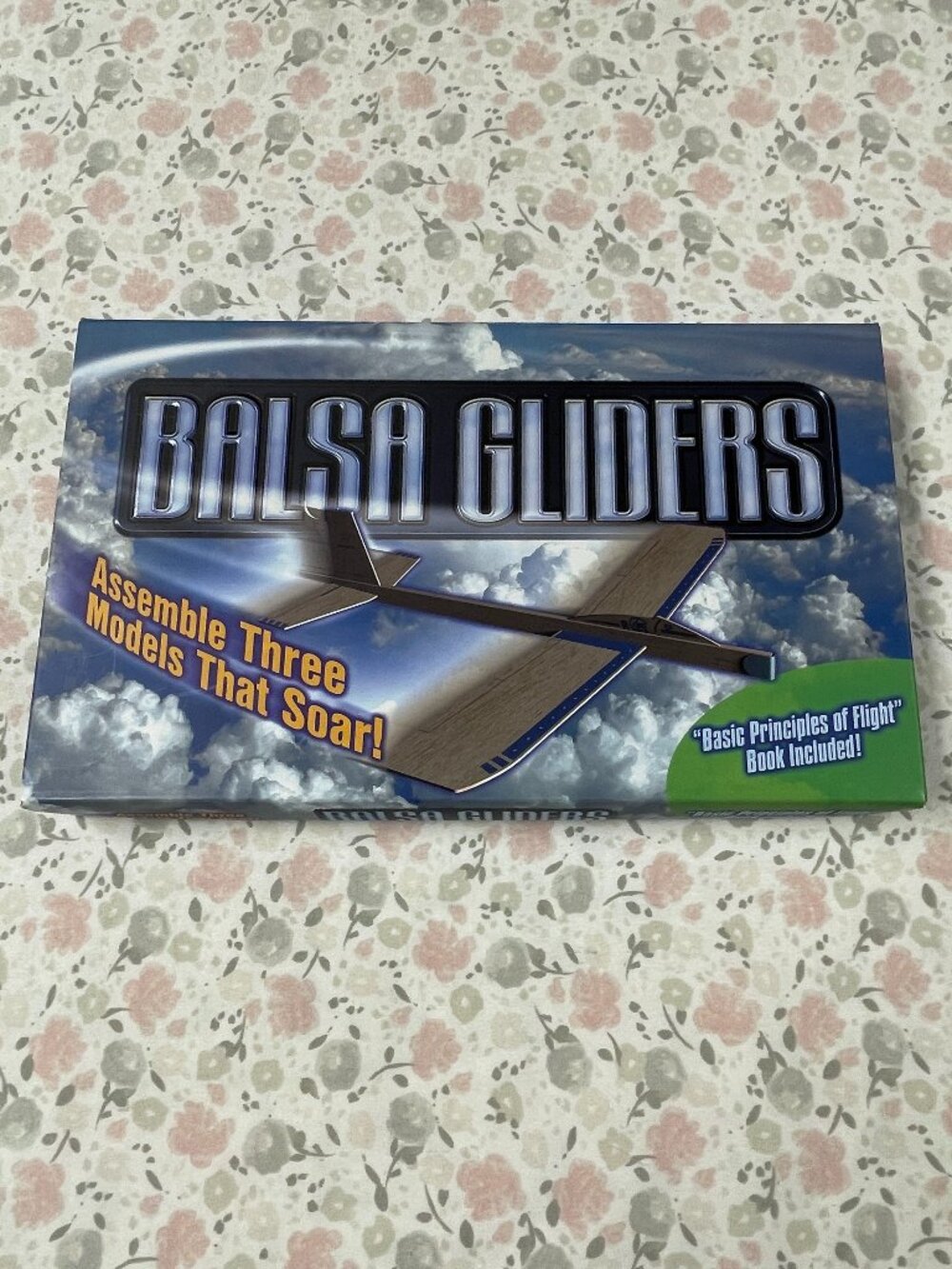 Balsa Glider Book & Flying Machine Glider -Parts from 3 sets - NOT COMPLETE SETS